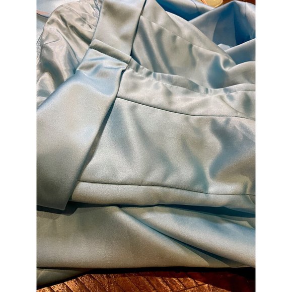 VinatagY2K 90's Urban Girls Teal Princess Prom dress 3/4 Breakfast At Tiffany's - Picture 7 of 12